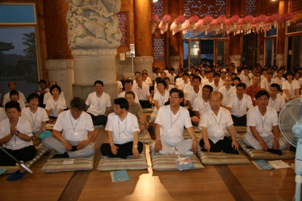2009 대불련 총동문대회 - 용인 법륜사 1부 - 참석자