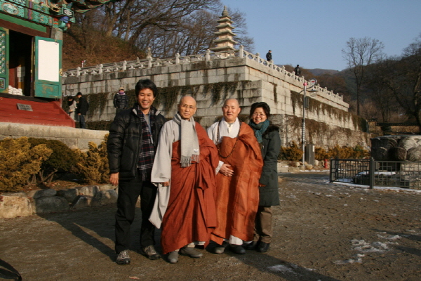 53 사찰순례 금산사 - 김중태법우 월주스님 해운스님 임순희법우 부부