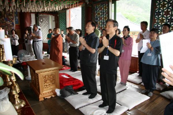 신흥사 낙산사 사찰순례 - 법회